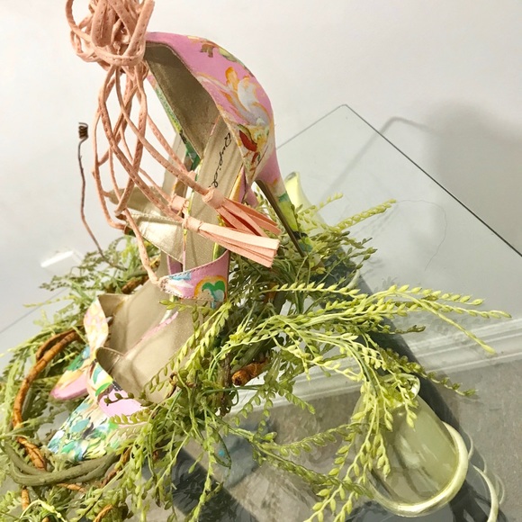 Qupid Classic  Strap up Open Toe Dress High Heel - Picture 5 of 8